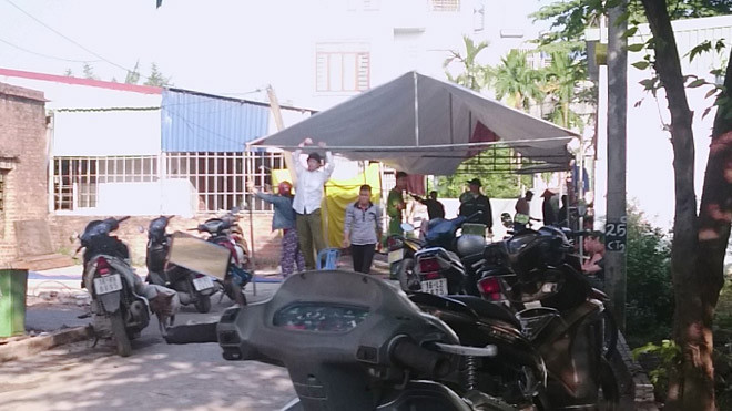 Hiện trường khu vực xảy ra vụ thảm án