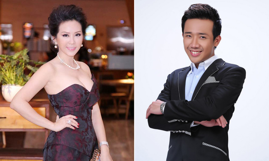 Hoa hậu Thu Hoài và danh hài Trấn Thành.