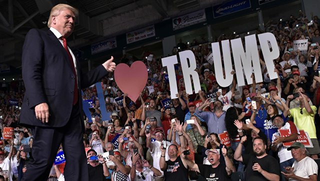 Ứng cử viên Tổng thống Mỹ của đảng Cộng hòa Donald Trump cáo buộc truyền thông Mỹ ‘đưa tin không kiểm chứng’. Ảnh: AFP