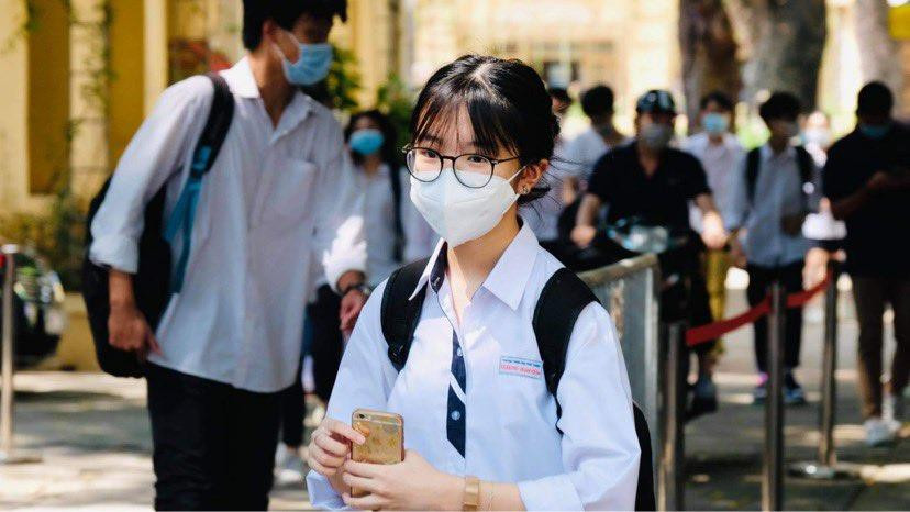 Thí sinh dự thi tốt nghiệp THPT 2021. Ảnh: Như Ý