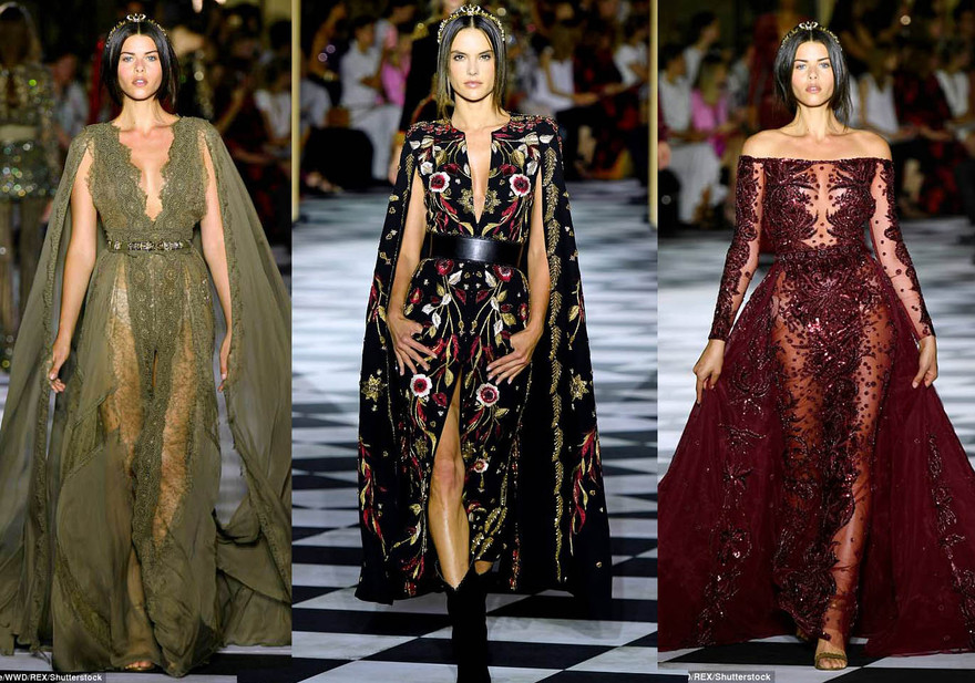 Hai thiên thần của hãng nội y danh tiếng Victoria's Secret đẹp lộng lẫy trong những bộ đầm ren tuyệt sắc