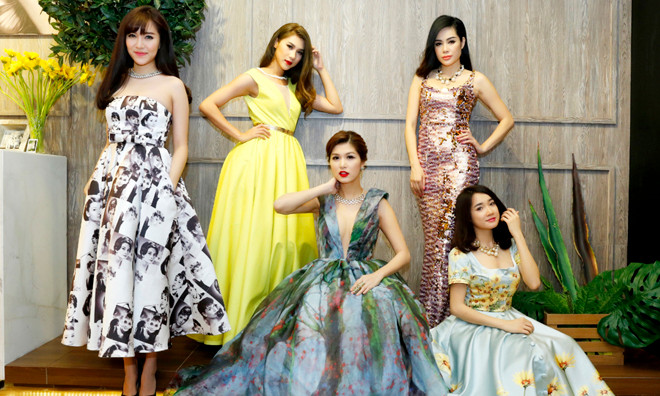 Dàn kiều nữ Việt kiêu sa như thiếu nữ trong tranh