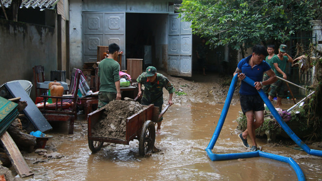 Yên Bái dốc toàn lực khắc phục thảm họa mưa lũ