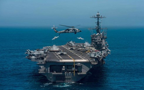 Tàu sân bay USS John C. Stennis của Hải quân Mỹ. Ảnh: Navaltoday