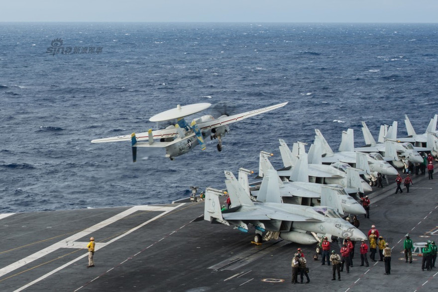 Cận cảnh sức mạnh cụm tàu tác chiến Mỹ ở biển Đông