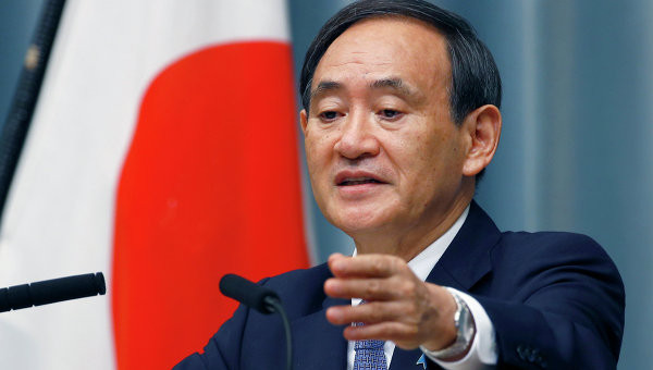 Chánh văn phòng Nội các Nhật Bản Yosihide Suga. Ảnh: AP