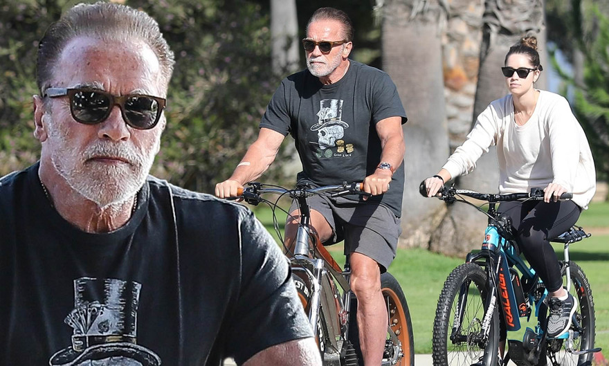 'Kẻ huỷ diệt' phong độ ở tuổi 73, đạp xe dạo phố cùng con gái giữa đại dịch COVID-19