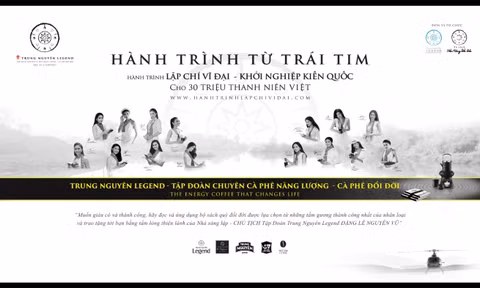 Trung Nguyên Legend tiếp tục triển khai Hành trình Từ Trái Tim – Hành trình kiến tạo khát vọng lớn cho thanh niên Việt