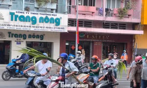 Nhộn nhịp 'săn lộc' ở chợ mía mỗi năm mở một lần tại TPHCM 