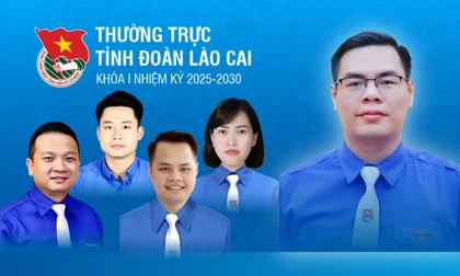 Thường trực Tỉnh Đoàn Lào Cai khóa I, nhiệm kỳ 2025-2030