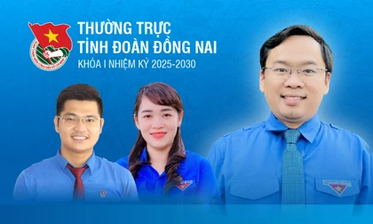 Thường trực Tỉnh Đoàn Đồng Nai khóa I, nhiệm kỳ 2025-2030