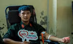 Gần 1.000 chiến sĩ Trung đoàn CSCĐ Đông Bắc hiến máu cứu người
