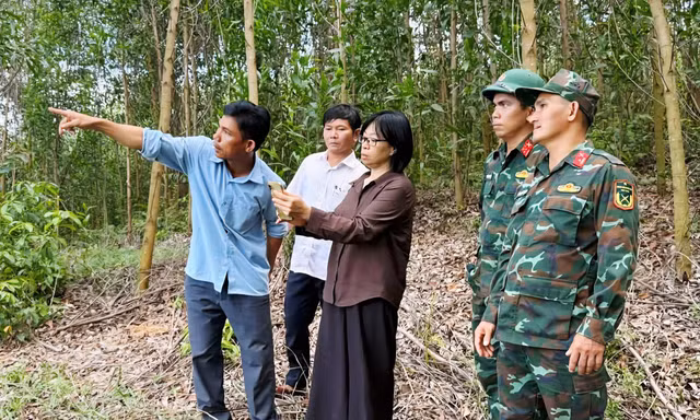 Gia Lai: Dùng flycam khảo sát đồi Xuân Sơn tìm dấu tích mộ tập thể liệt sĩ