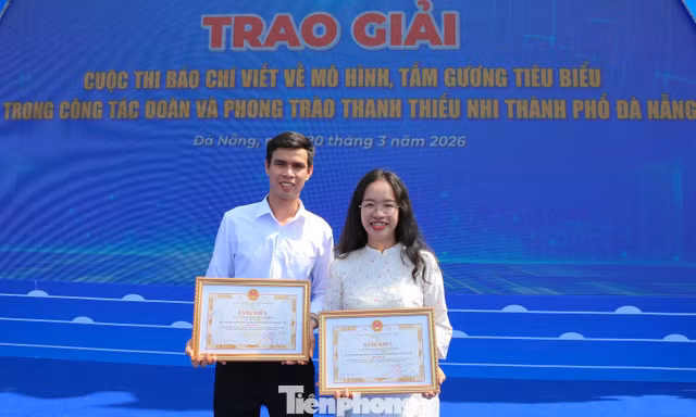Phóng viên Tiền Phong đoạt giải A báo chí viết về Đoàn