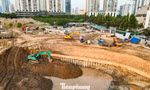 Chạy đua trước 30/4: Hồ Mễ Trì - Đồng Bông 2 gấp rút hoàn thành