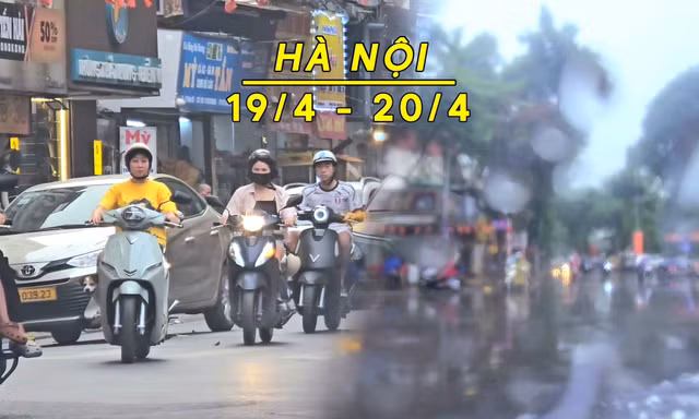 Hà Nội dịu nhẹ, có lúc có mưa rào và dông