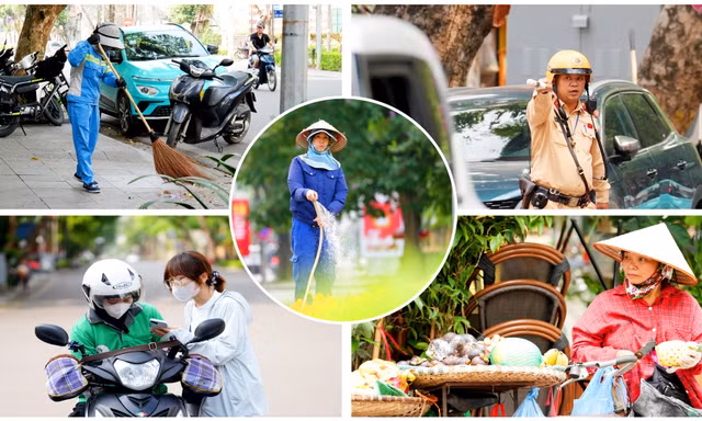 Phố nghỉ lễ, người không nghỉ: Nhịp mưu sinh thầm lặng giữa Hà Nội ngày 1/5