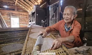 Làng bánh tráng 40 năm ở Đắk Lắk hối hả vào vụ Tết