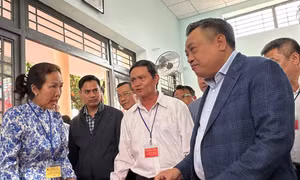 Đoàn giám sát, kiểm tra của Hội đồng Bầu cử Quốc gia làm việc tại Đắk Lắk 