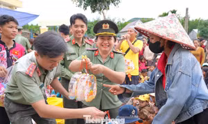 Trung thu đến với thiếu nhi thôn, buôn vùng sâu Đắk Lắk