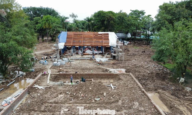 Cận cảnh khu tưởng niệm gấp rút hoàn thành tại Công viên Võ Thị Sáu