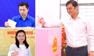 Ban Bí thư Trung ương Đoàn đi bầu, gửi gắm kỳ vọng và niềm tin