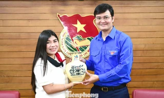 Bí thư thứ nhất Trung ương Đoàn Bùi Quang Huy tiếp Bộ trưởng Thanh niên Nicaragua
