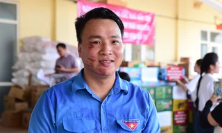 Vết thương trên mặt của Bí thư đoàn phường ở 'rốn lũ' Thái Nguyên