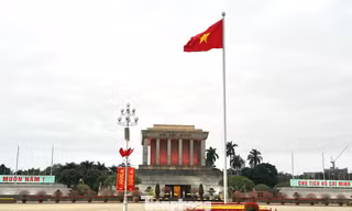 Thiêng liêng lễ thượng cờ tại Quảng trường Ba Đình ngày Tết