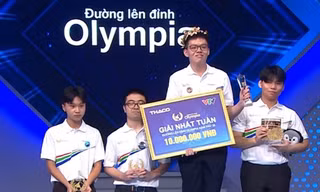 Nam sinh Đồng Nai toàn thắng, giành vòng nguyệt quế Đường lên đỉnh Olympia