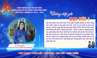 Người trẻ gửi gắm kỳ vọng tới Đại hội Đoàn tỉnh Ninh Bình nhiệm kỳ 2025 - 2030