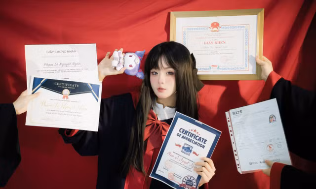 Nàng thủ khoa đạt IELTS 8.0 và có sở thích ‘cosplay’