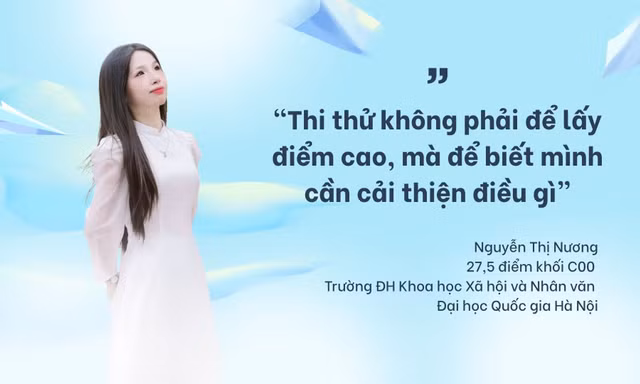 Nữ sinh đạt 27,5 điểm khối C chia sẻ cách tận dụng thi thử để tăng điểm trước kỳ thi THPT