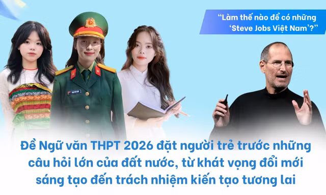Thủ khoa môn Văn kỳ thi 2025 đánh giá câu hỏi 'Steve Jobs Việt Nam' - tâm điểm đề thi Ngữ văn THPT 2026