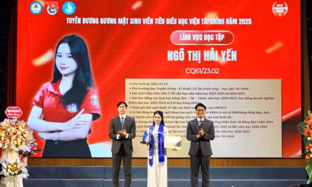 Ngô Thị Hải Yến - Từ Học sinh 3 Tốt cấp Trung ương đến Sinh viên 5 Tốt, sinh viên tiêu biểu Học viện Tài chính