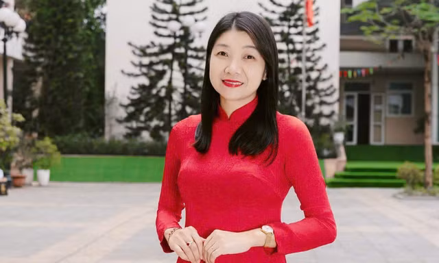 Thạc sĩ Nguyễn Thu Hà - Hiệu trưởng Trường THPT Mỹ Đình, nhìn lại chặng đường 5 năm hình thành và phát triển của nhà trường.