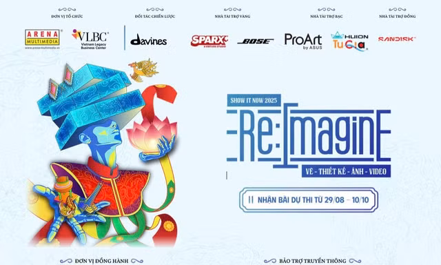 Show It NOW 2025 chính thức thức mở cổng nhận bài dự thi, bắt đầu hành trình 'RE-IMAGINE – Vì một Việt Nam đẹp hơn'