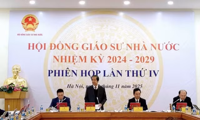Phiên họp xét công nhận chức danh GS, PGS năm 2025 của Hội đồng Giáo sư Nhà nước 