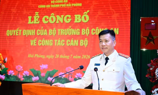 Công an Hải Phòng có tân Phó Giám đốc