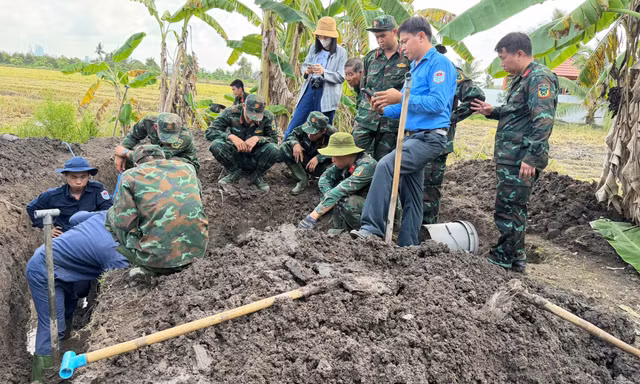 Tìm thấy hài cốt nữ du kích hy sinh sau 57 năm trước