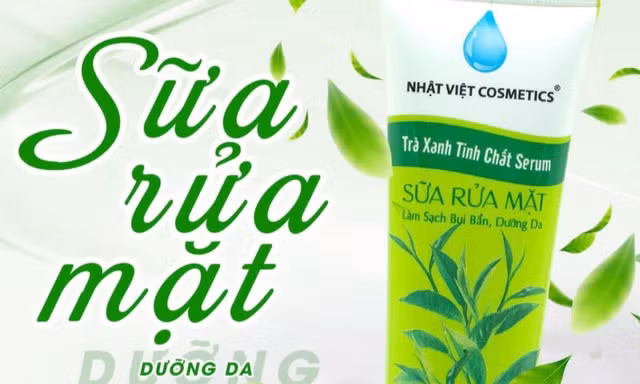 Lâm Đồng thu hồi sữa rửa mặt trà xanh do Công ty Nhật Việt sản xuất