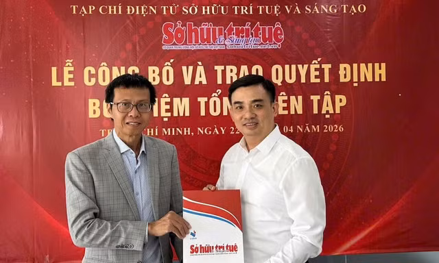 Tạp chí điện tử Sở hữu Trí tuệ và Sáng tạo có tân Tổng biên tập