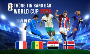 Thông tin bảng I FIFA World Cup 2026: Một ông lớn, ba kẻ thách thức