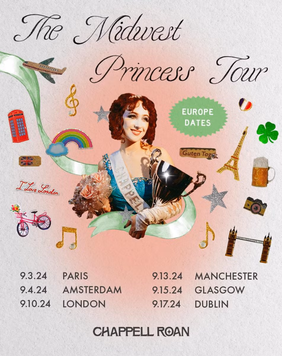 Lịch trình ban đầu của chuyến lưu diễn Midwest Princess Tour tại châu Âu. Lịch trình ban đầu của chuyến lưu diễn Midwest Princess Tour tại châu Âu.
