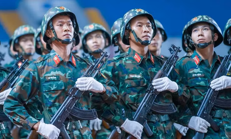 Màn diễu binh đặc biệt ở Thái Nguyên