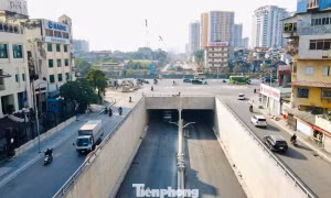 Diện mạo hầm chui 778 tỷ đồng ở cửa ngõ Hà Nội trước ngày về đích