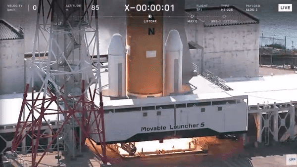 Tên lửa H3 được phóng lên sáng 7/3 nhưng đã phải tự hủy giữa không trung