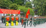 Truy điệu, an táng 12 hài cốt liệt sĩ tại Nghĩa trang Quốc gia Đường 9