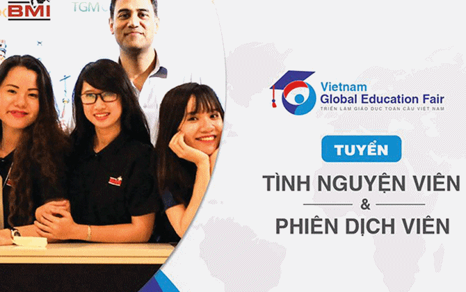Triển lãm du học GEF tuyển dụng