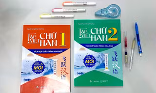 Bộ sách giúp các bạn trẻ luyện viết chữ Hán đẹp, ghi nhớ từ vựng dễ dàng